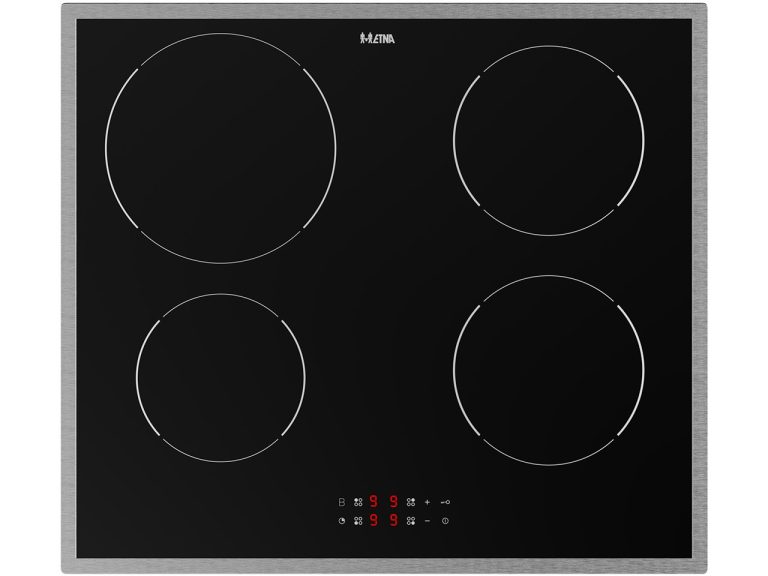 Etna KI2160RVS Inductie inbouwkookplaat Zwart
