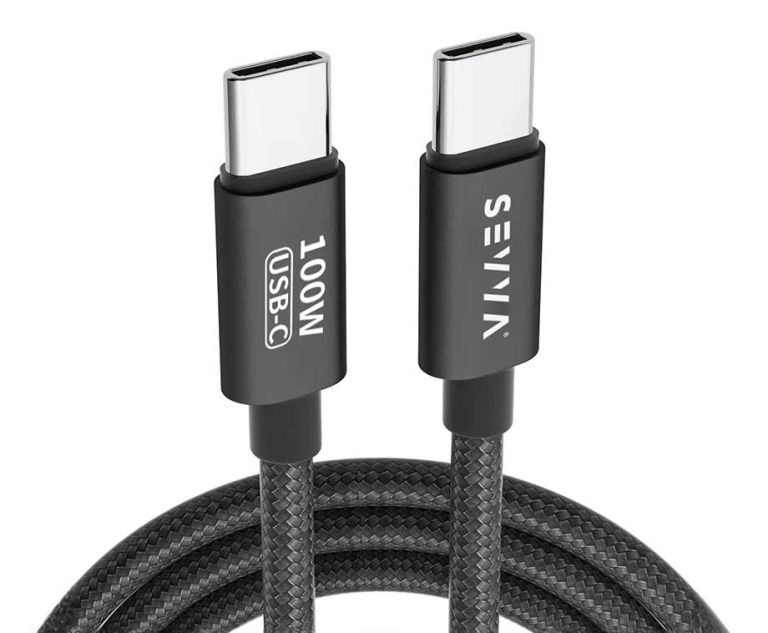 SEVVA® USB-C 100 Watt Oplaadkabel Van 2 Meter