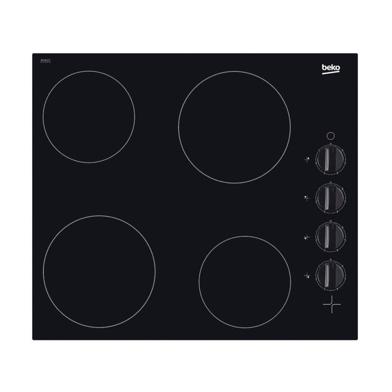 Beko HIC 64100 Keramische inbouwkookplaat Zwart