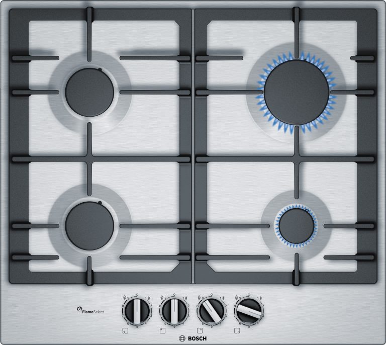 Bosch PCP6A5B90N Gas inbouwkookplaat Rvs