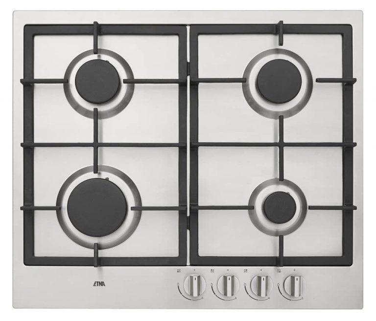 Etna KG859RVSA Gas inbouwkookplaat Grijs