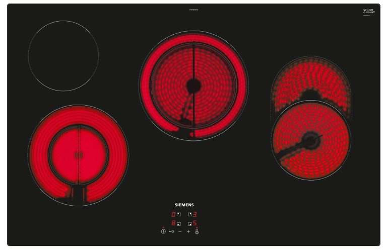 Siemens ET81RBHA1D Keramische inbouwkookplaat Zwart