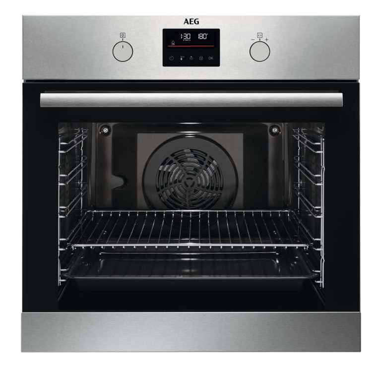 AEG BPS355061M Inbouw combi stoomoven Grijs
