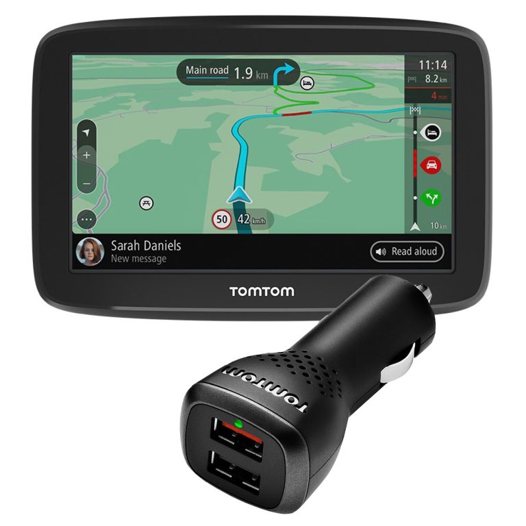 Tomtom Go Classic 6″ met dubbele autolader 2.4a Autonavigatie Zwart