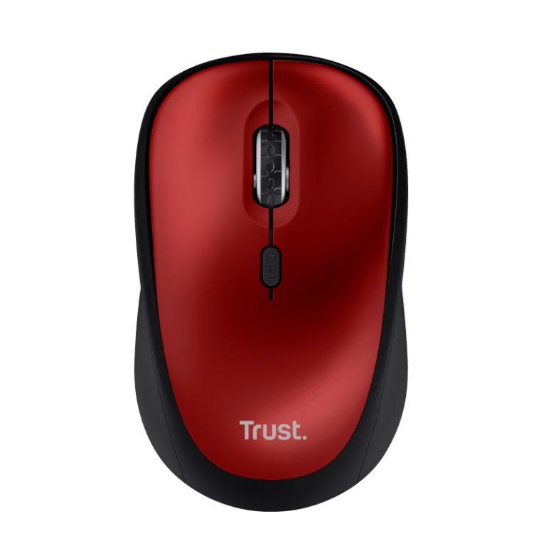 Trust YVI+ Draadloze Muis ECO Muis Rood