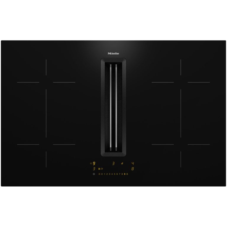 Miele KMDA 7473 FL-U Inductie inbouwkookplaat met afzuiging Zwart