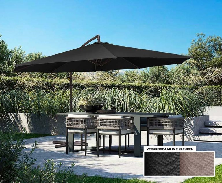 Luxe XXL Zweefparasol 3 Meter