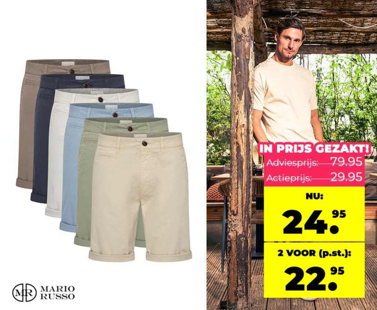 Mario Russo Chino Shorts