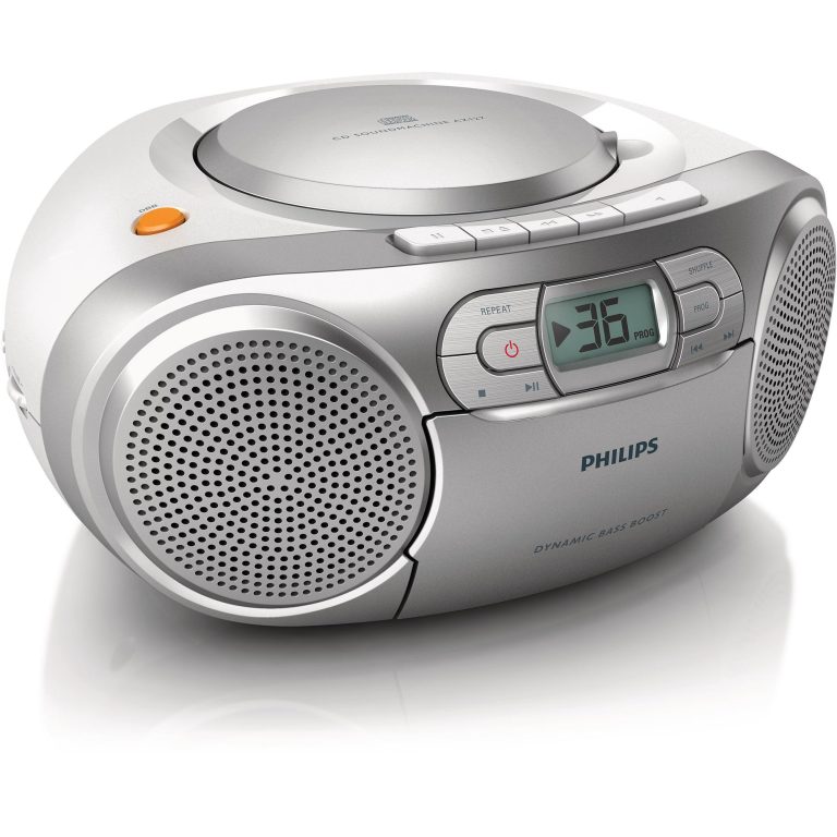 Philips AZ127 CD speler Zilver