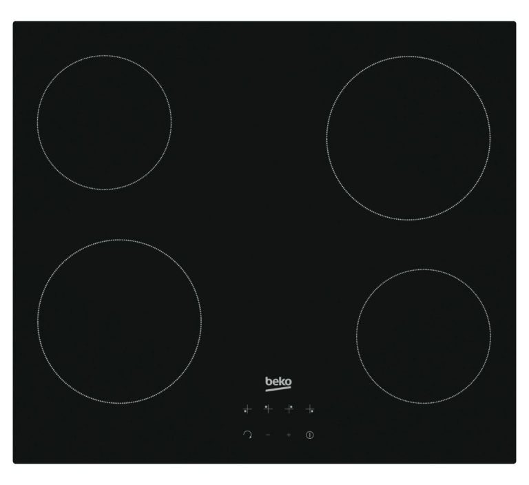 Beko HIC64400E Keramische inbouwkookplaat Zwart