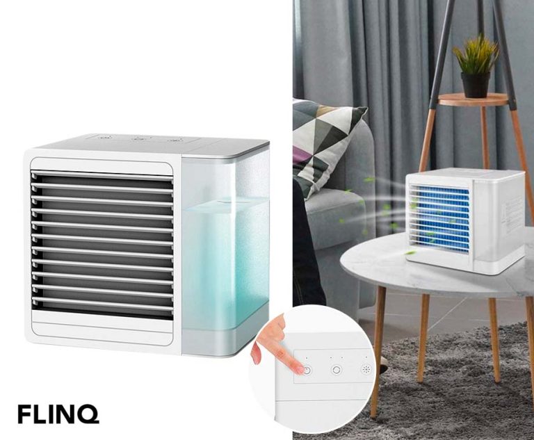 FlinQ Mini Aircooler Met LED Verlichting