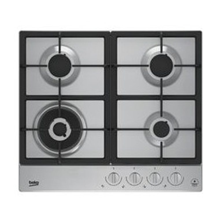 Beko HIAW64325SXNL Gas inbouwkookplaat Grijs