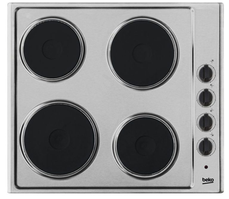 Beko HIGE64100X Elektrische inbouwkookplaat Grijs