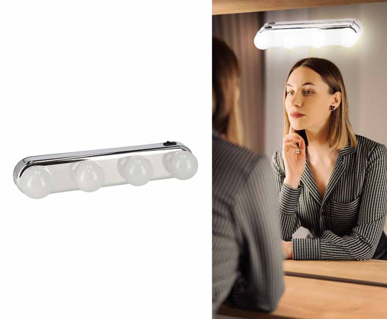 Spiegellicht Met 4 Lampen