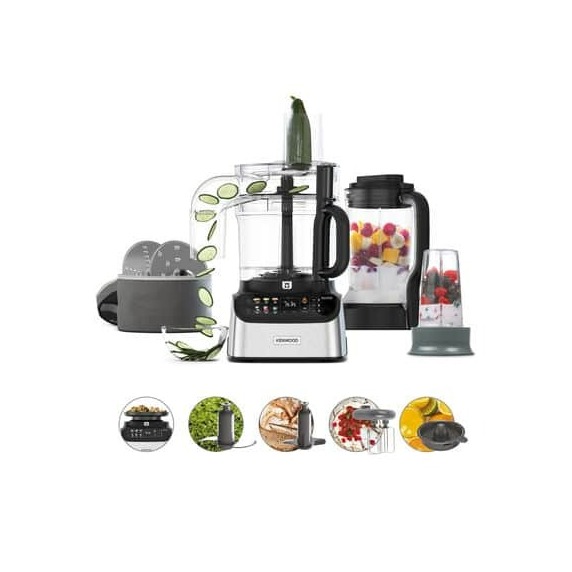 Kenwood MultiPro OneTouch (FDM73.850SS) Foodprocessor Grijs