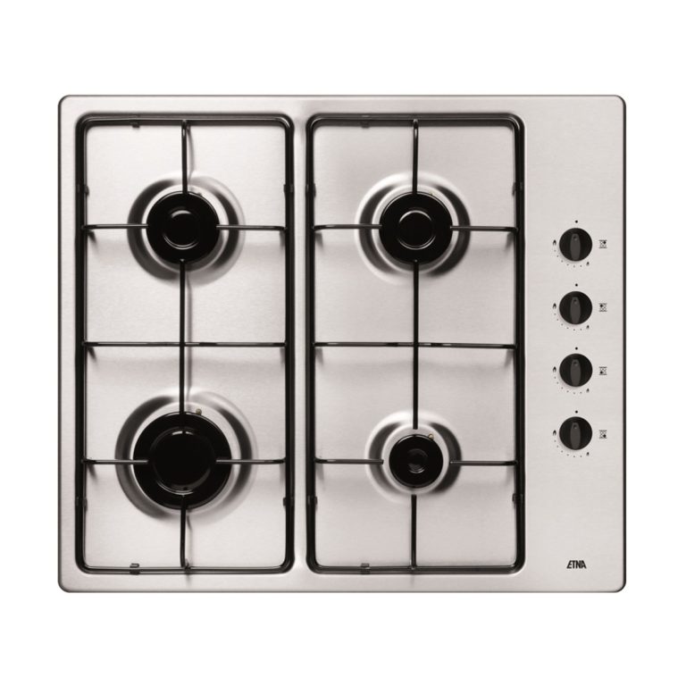 Etna T106VRVSF Gas inbouwkookplaat Grijs
