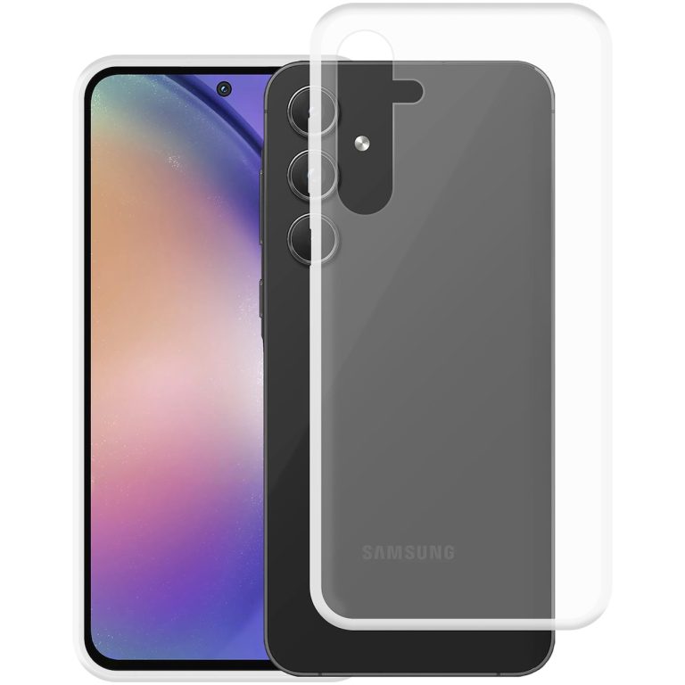 Just in Case Soft TPU Case voor Samsung A55 Telefoonhoesje Transparant
