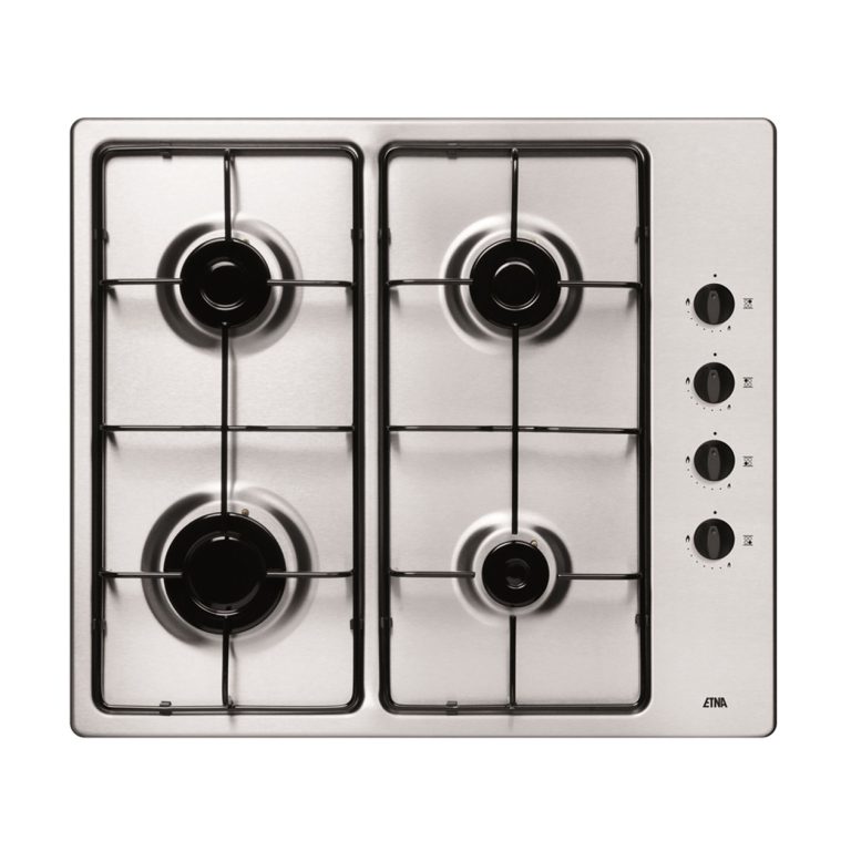 Etna T106VRVSA Gas inbouwkookplaat Grijs