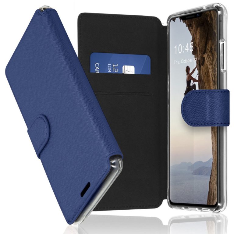 Accezz Xtreme Wallet voor Apple iPhone 13 Pro Telefoonhoesje Blauw