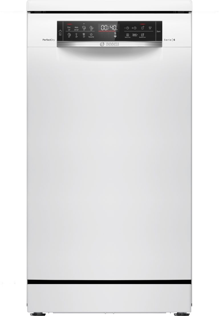 Bosch SPS6YMW14E Vrijstaande vaatwasser Wit
