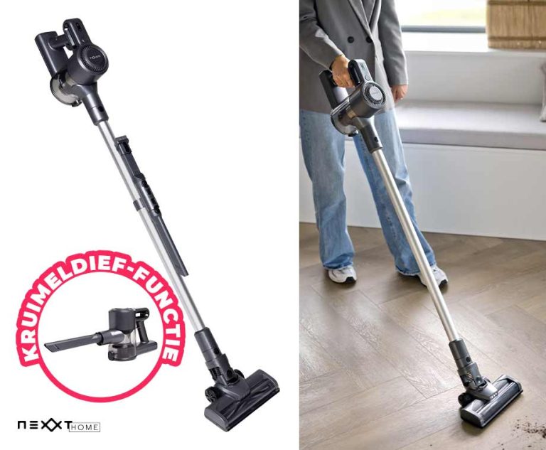 2-In-1 Draadloze Steelstofzuiger Nexxt
