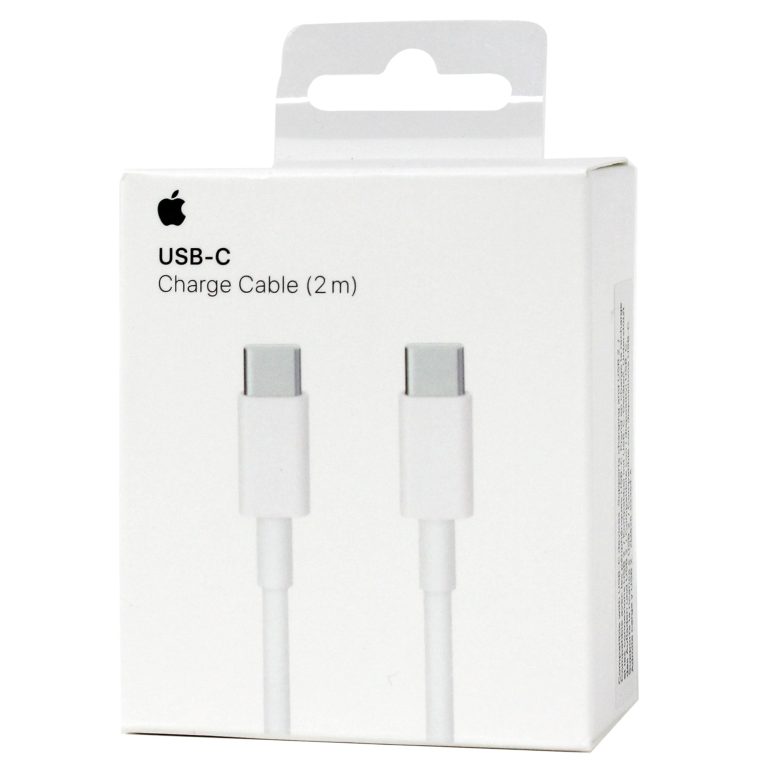 Apple laad+datakabel USB-C(M)-USB-C(M) 2,0m Oplader Wit