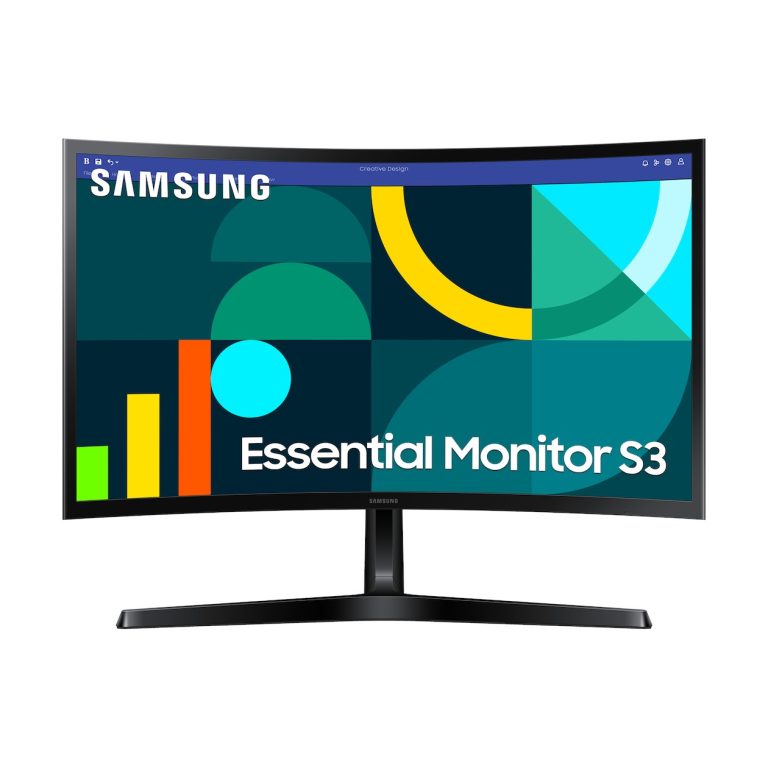 Samsung Essential S3 LS24D366GAUXEN Monitor Zwart