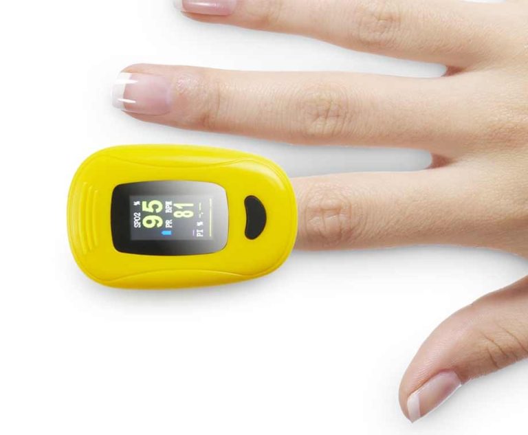 Pulse Oximeter Hartslag En Zuurstofsaturatiegehalte