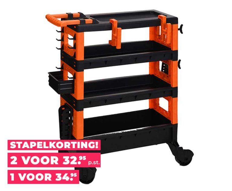 4-Laags Gereedschapschapswagen