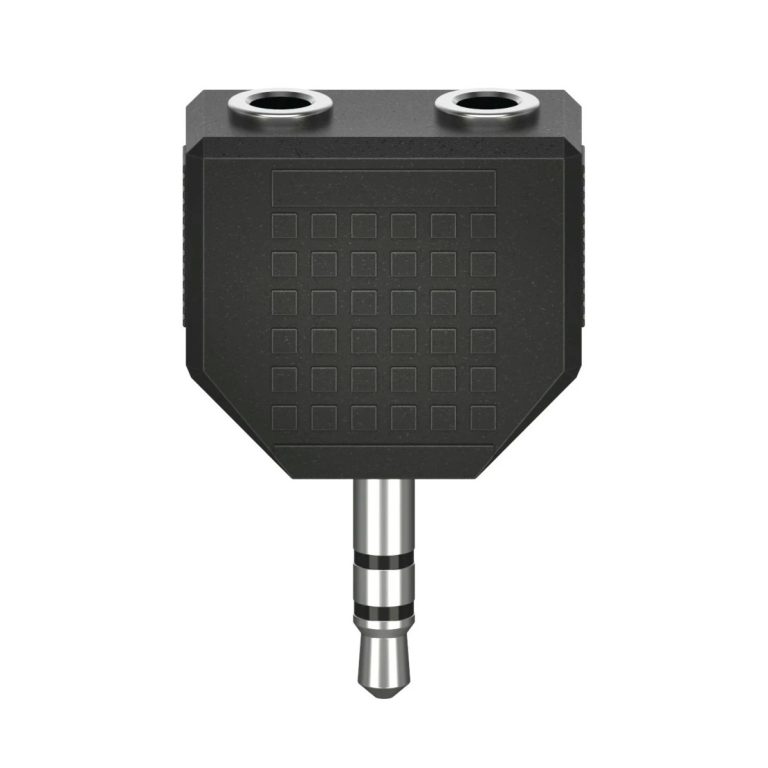 Hama AUDIOADAPTER, 3,5MM JACK – 2 X 3,5MM-JACK KOPPELING, STEREO Wifi adapter Zwart