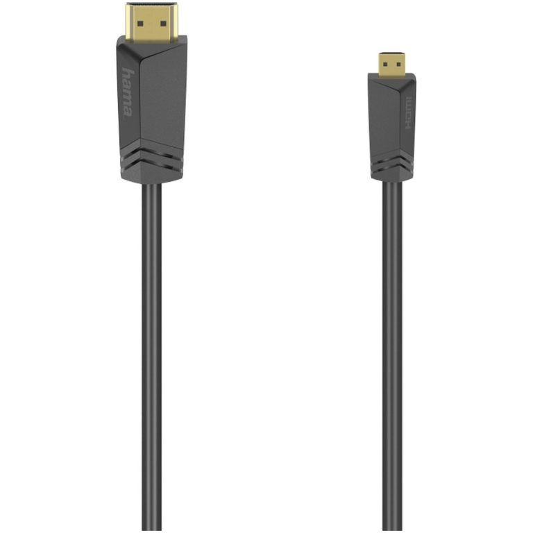 Hama High-speed HDMI-Kabel, con. Type A – con. Type D (Micro), ethernet, 1,5 m HDMI kabel