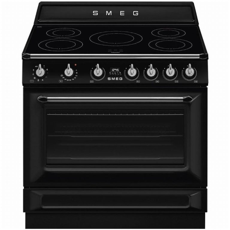 Smeg TR90IMBL Inductie fornuis Zwart