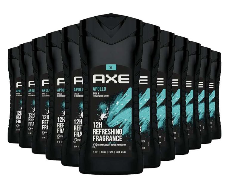 12x 400ML Axe Shower Gel Apollo
