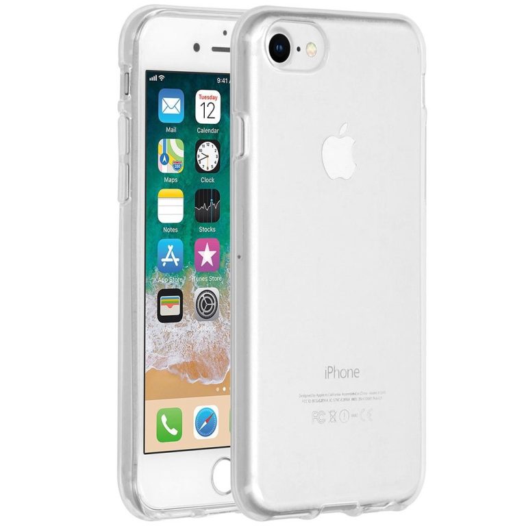 Accezz Clear Case voor Apple iPhone SE (2022 / 2020) / 8 / 7 / 6(s) Telefoonhoesje Transparant