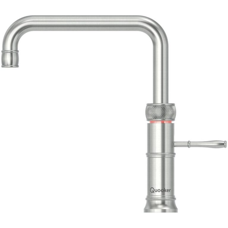 Quooker Classic Fusion Square RVS Kraan Grijs
