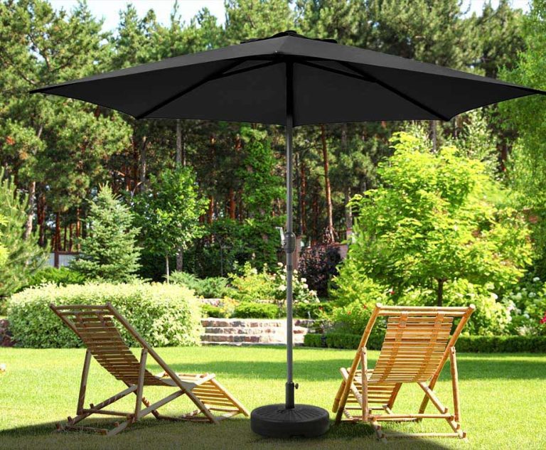 XL Staande Parasol 270 cm Zwart