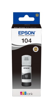 Epson 104 EcoTank inktfles Inkt Zwart