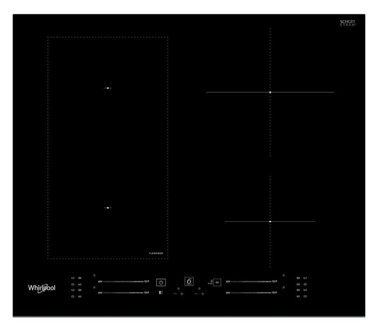 Whirlpool WL S6960 BF Inductie kookplaat Zwart