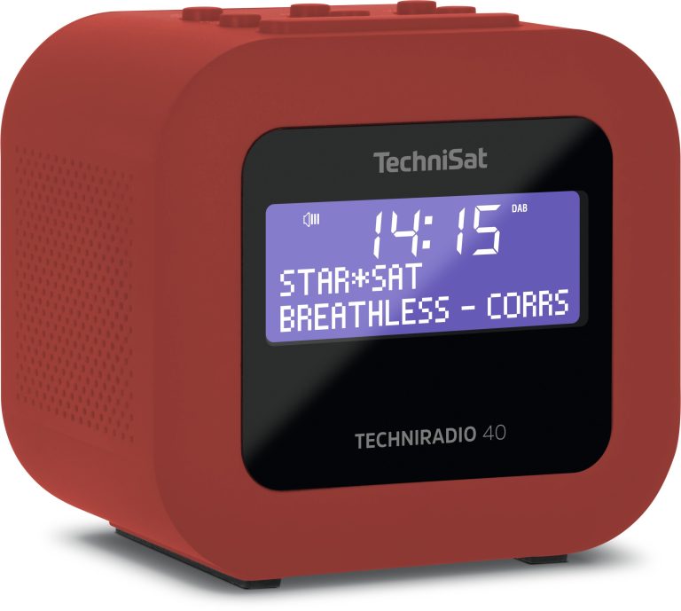 TechniSat Techniradio 40 Wekker radio Rood