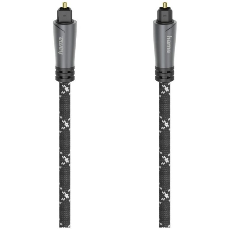 Hama OPTISCHE AUDIOKABEL, ODT-STEKKER (TOSLINK), METAAL, 3,0 M Optische kabel