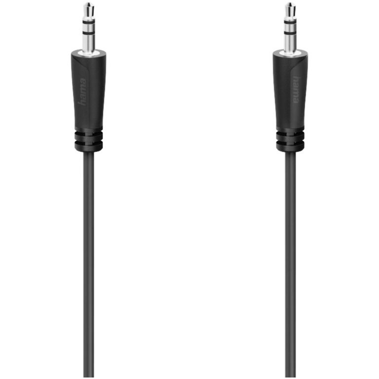 Hama AUDIOKABEL, 3,5MM JACK-STEREO – 3,5MM JACK STEREO, 1,5 M Audio kabel