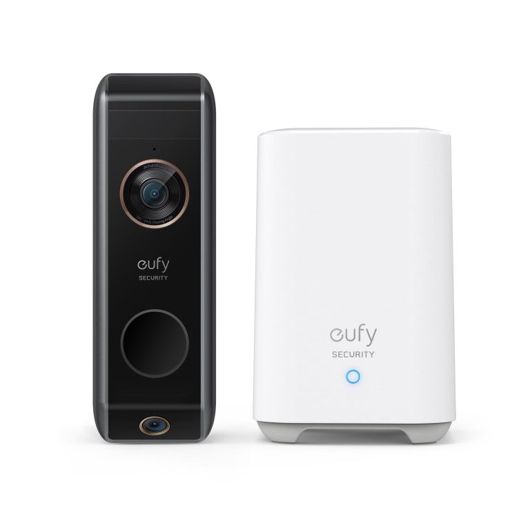 Eufy Video Doorbell Dual 2 Pro met HomeBase 2 Slimme deurbel Zwart