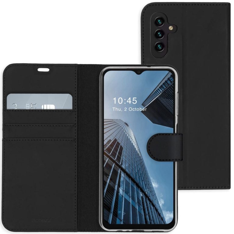 Accezz Wallet Case voor Samsung Galaxy A13 (5G) Telefoonhoesje Zwart