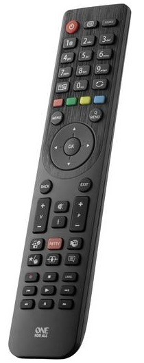OneForAllTelefunken afstandsbediening universeel Afstandsbediening Zwart