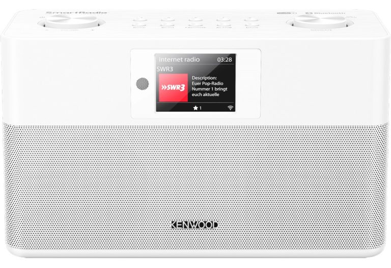 Kenwood CR-ST100 Hybride radio Wit