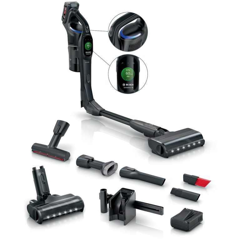 BoschBXS1041BQC Unlimited 10 Steelstofzuiger zonder zak Zwart