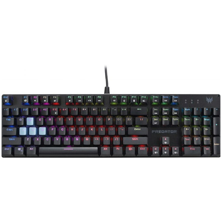AcerPredator Aethon 303 Keyboard PKW200 USB Black – US int. Toetsenbord