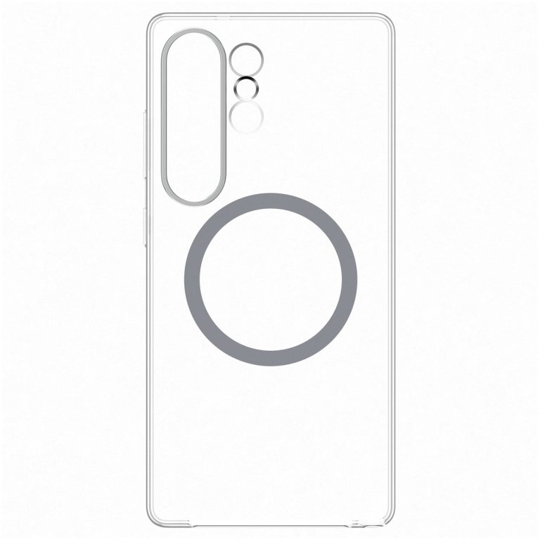 SamsungGalaxy S25 Ultra Clear Magnet Case Telefoonhoesje Transparant