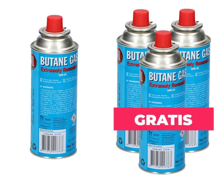1+3 GRATIS Gaspatroon