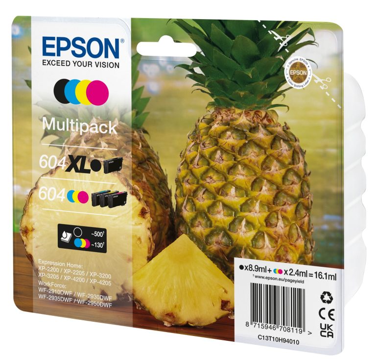 Epson604XL Cartridges Combo Pack Inkt